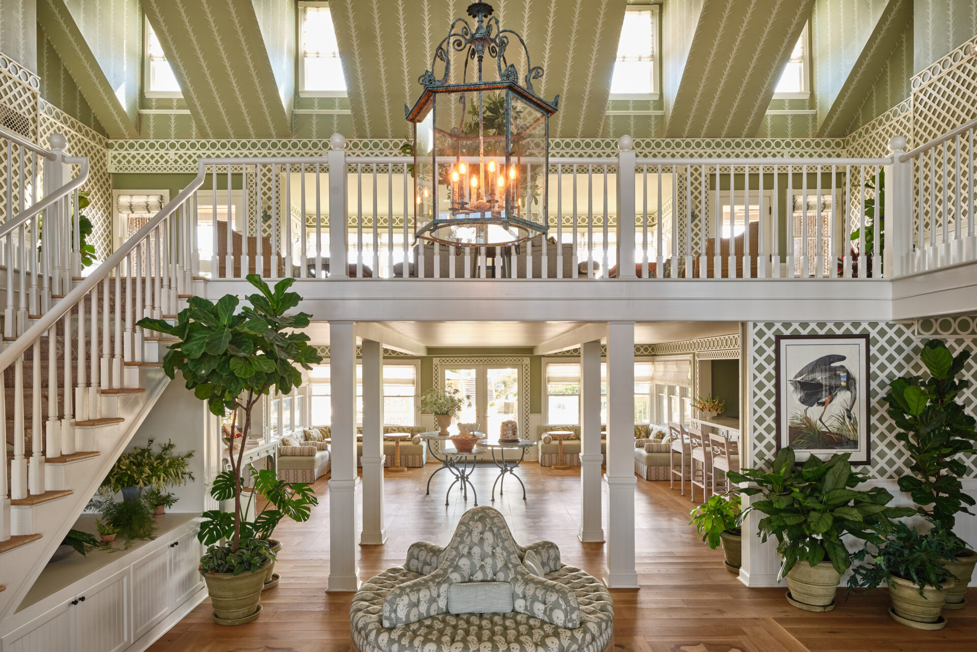 The lobby of the Sanderling Resort