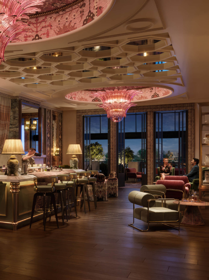 The pink bar at Ailee Istanbul