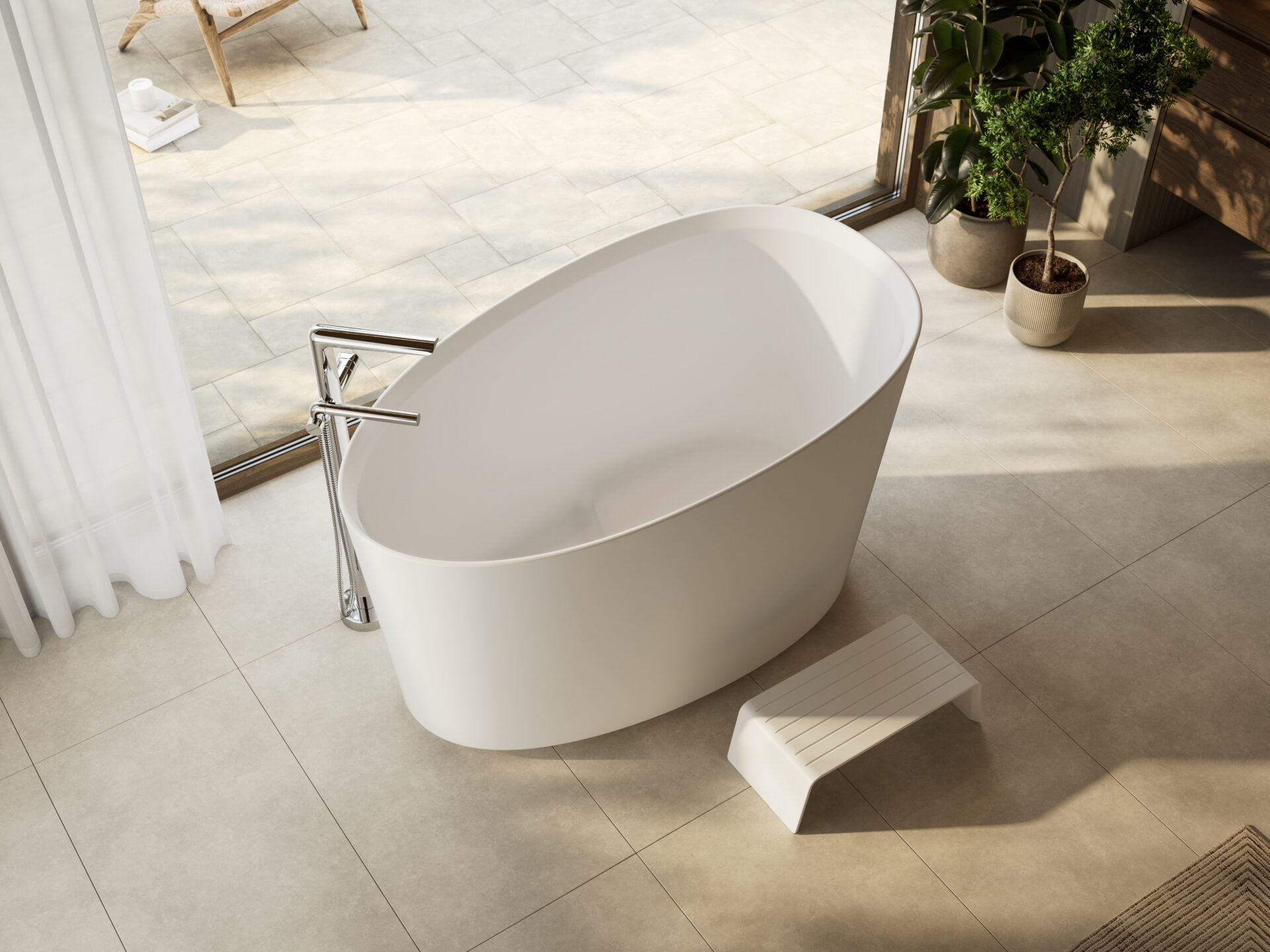 1 / 2 – Victoria + Albert Kerid Soaking Tub - Indoors.jpg