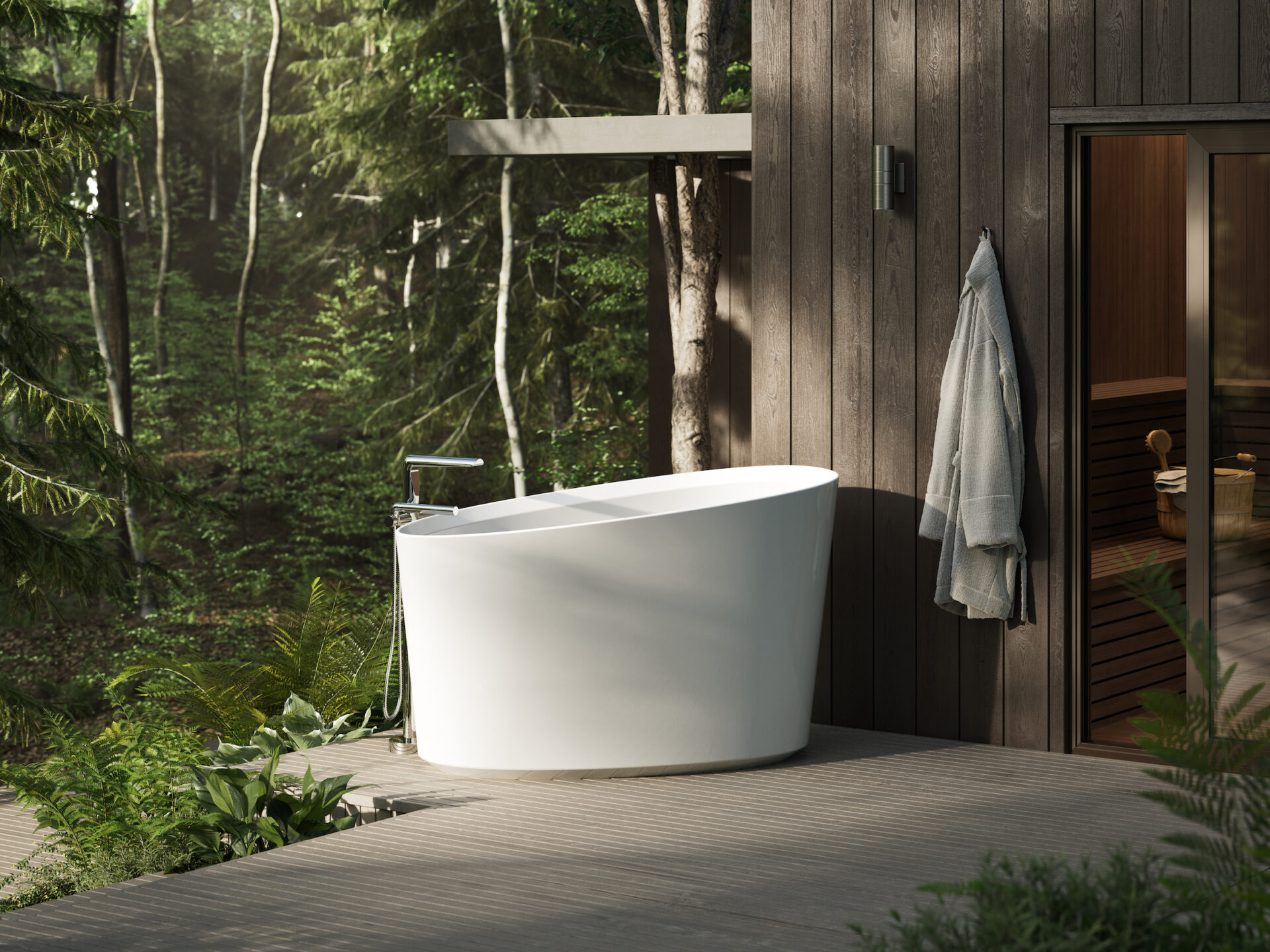 Victoria + Albert Kerid Soaking Tub - Outdoors2