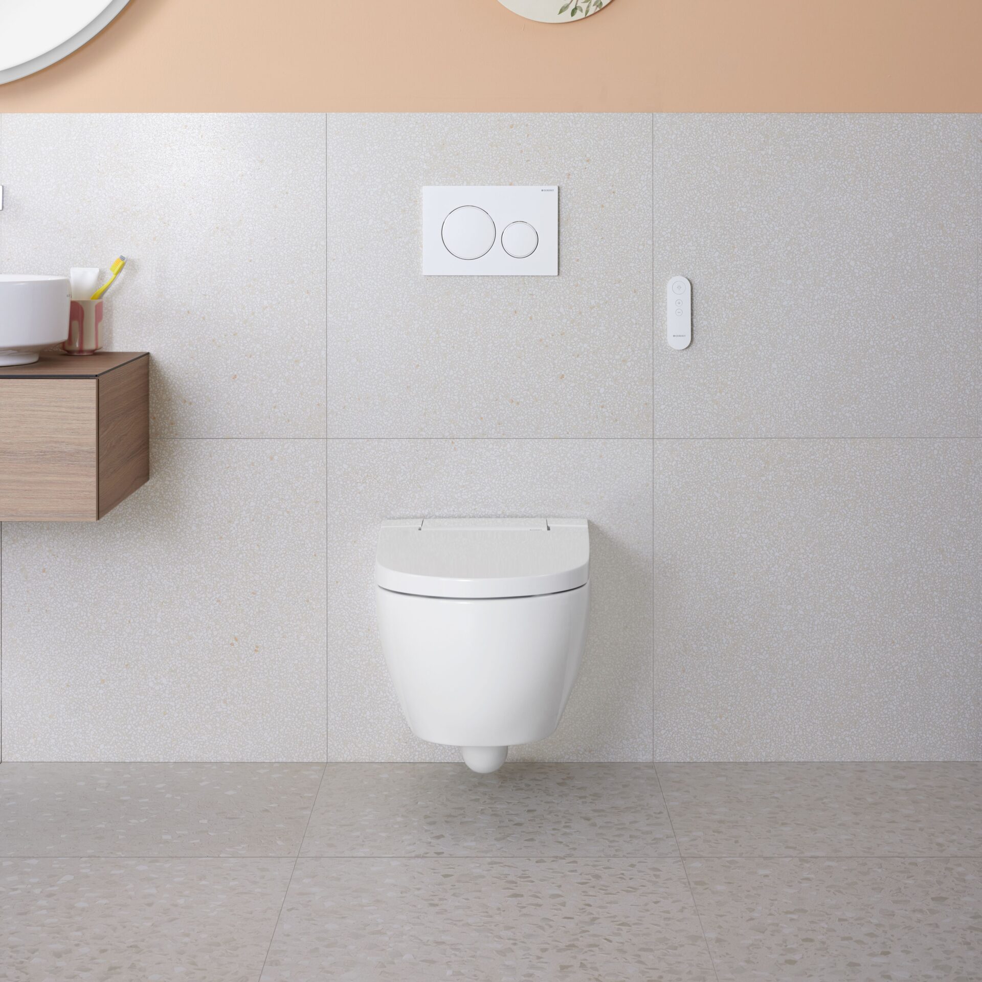 Geberit AquaClean Alba_Urban_Remote control_Sigma20 round
