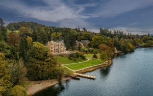 Langdale Chase Hotel overlooking Lake Windermere in the Lake District