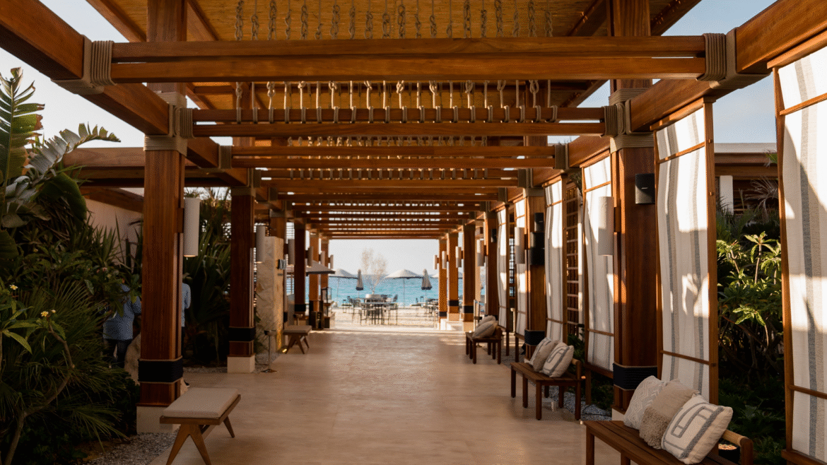 entrance to Nobu North Coast at OGAMI Egypt