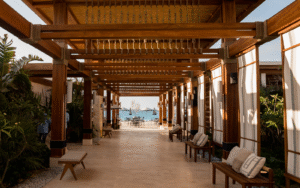 entrance to Nobu North Coast at OGAMI Egypt