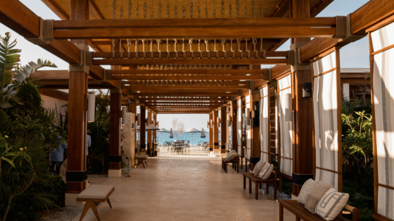 entrance to Nobu North Coast at OGAMI Egypt