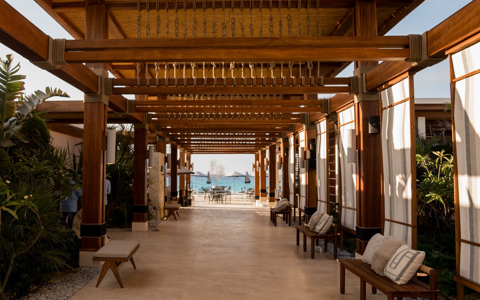 entrance to Nobu North Coast at OGAMI Egypt