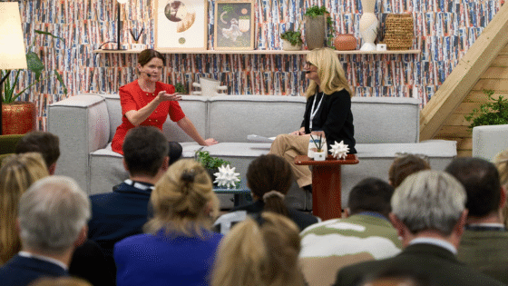 on stage panel discussion at Independent Hotel Show London