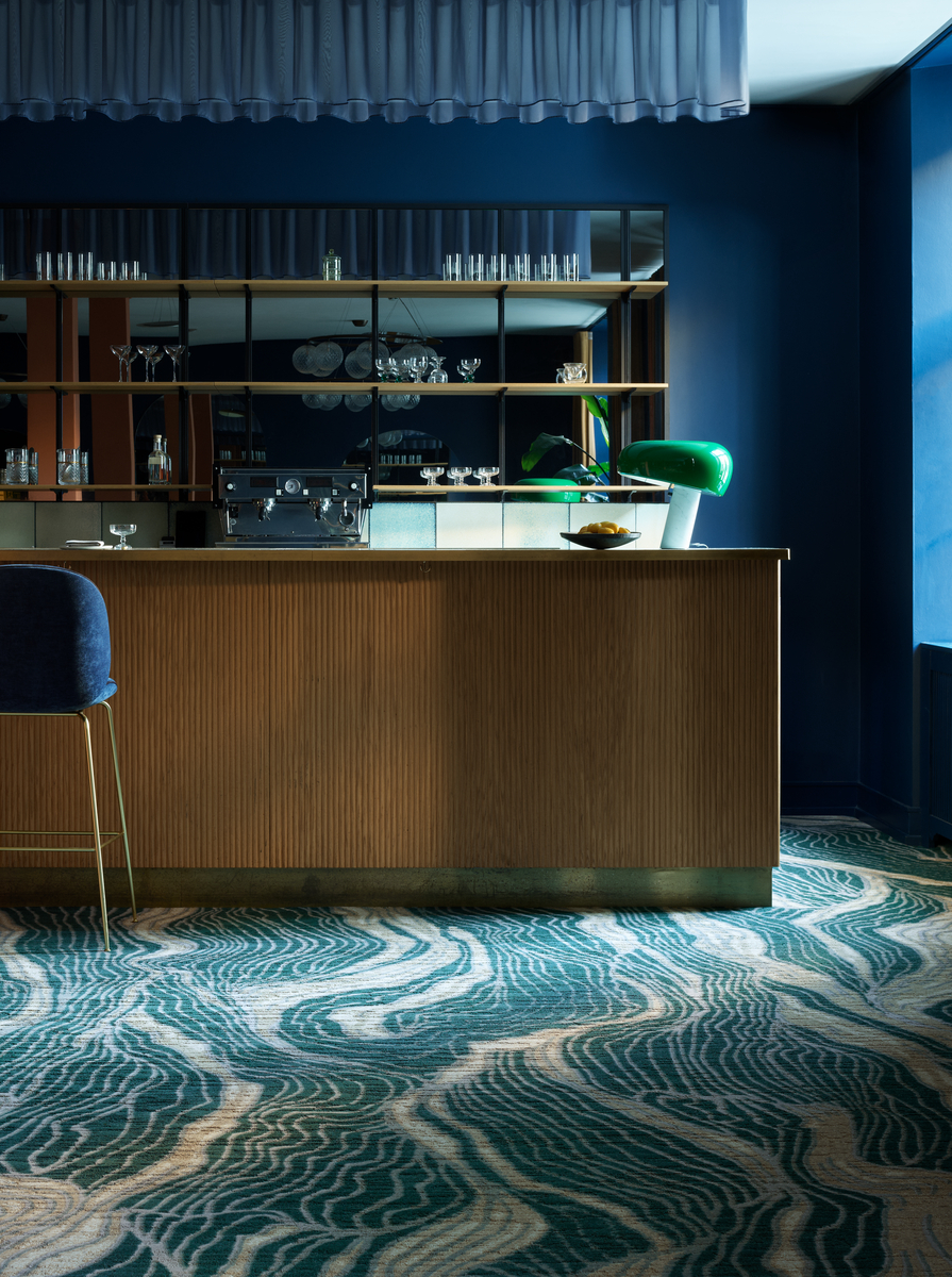 Abstract Carved Flow flooring