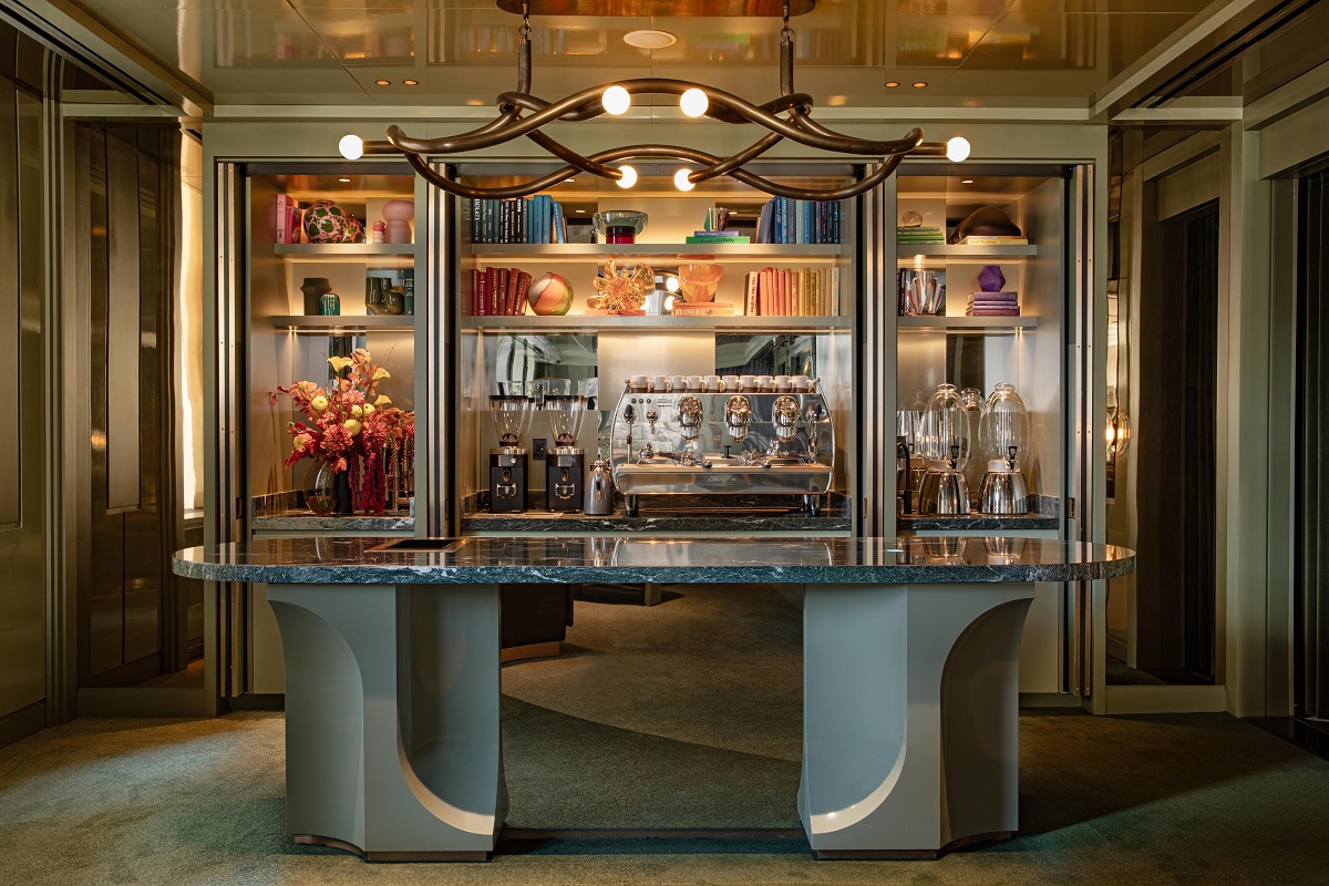 W New York Union Square Living Room Coffee Bar