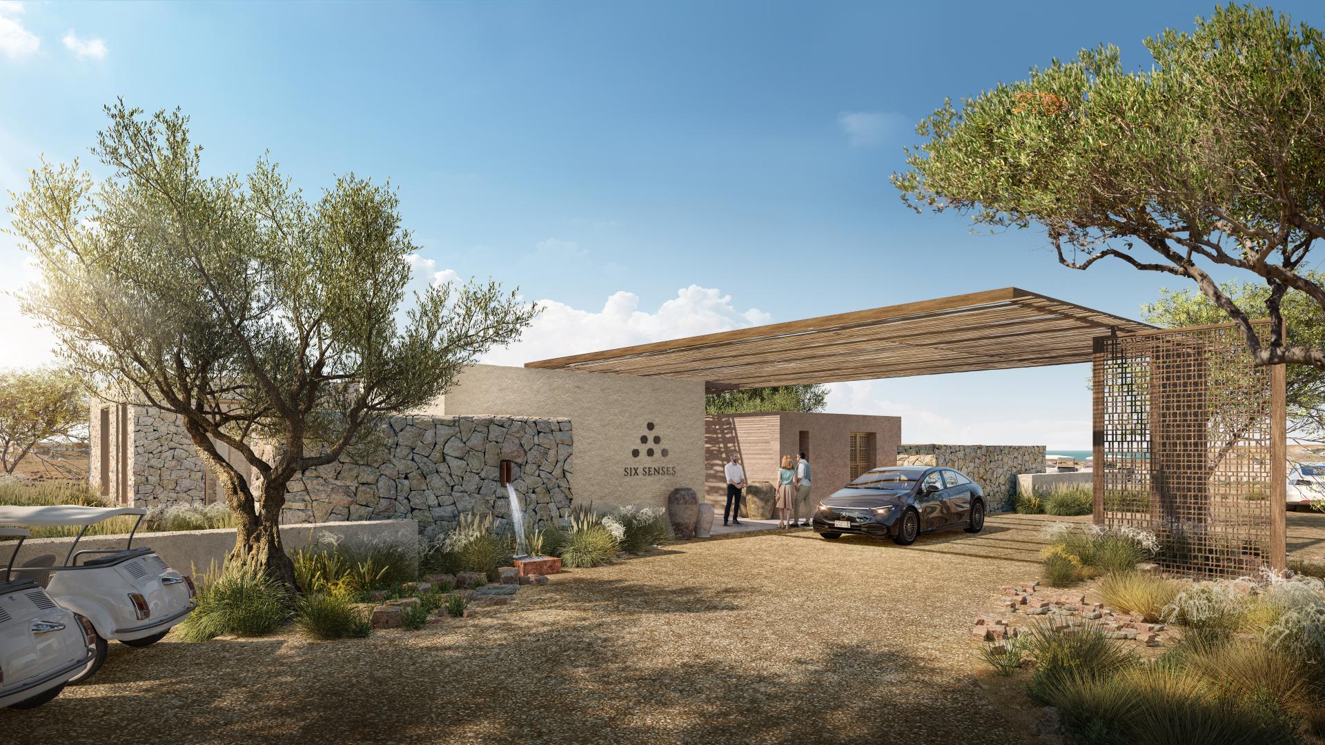 Six Senses Spa arrival pavilion at AMAALA