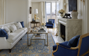 Four Seasons Hotel George V entered a new chapter in its history: the complete renovation of its 243 rooms and suites. Designed by Pierre-Yves Rochon (PYR),