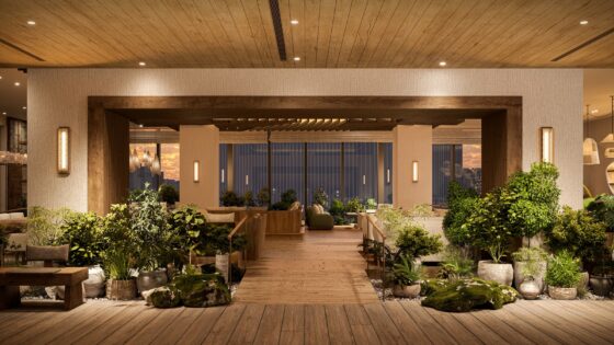 artist render for 1 Hotel Tokyo scheduled to open in 2026