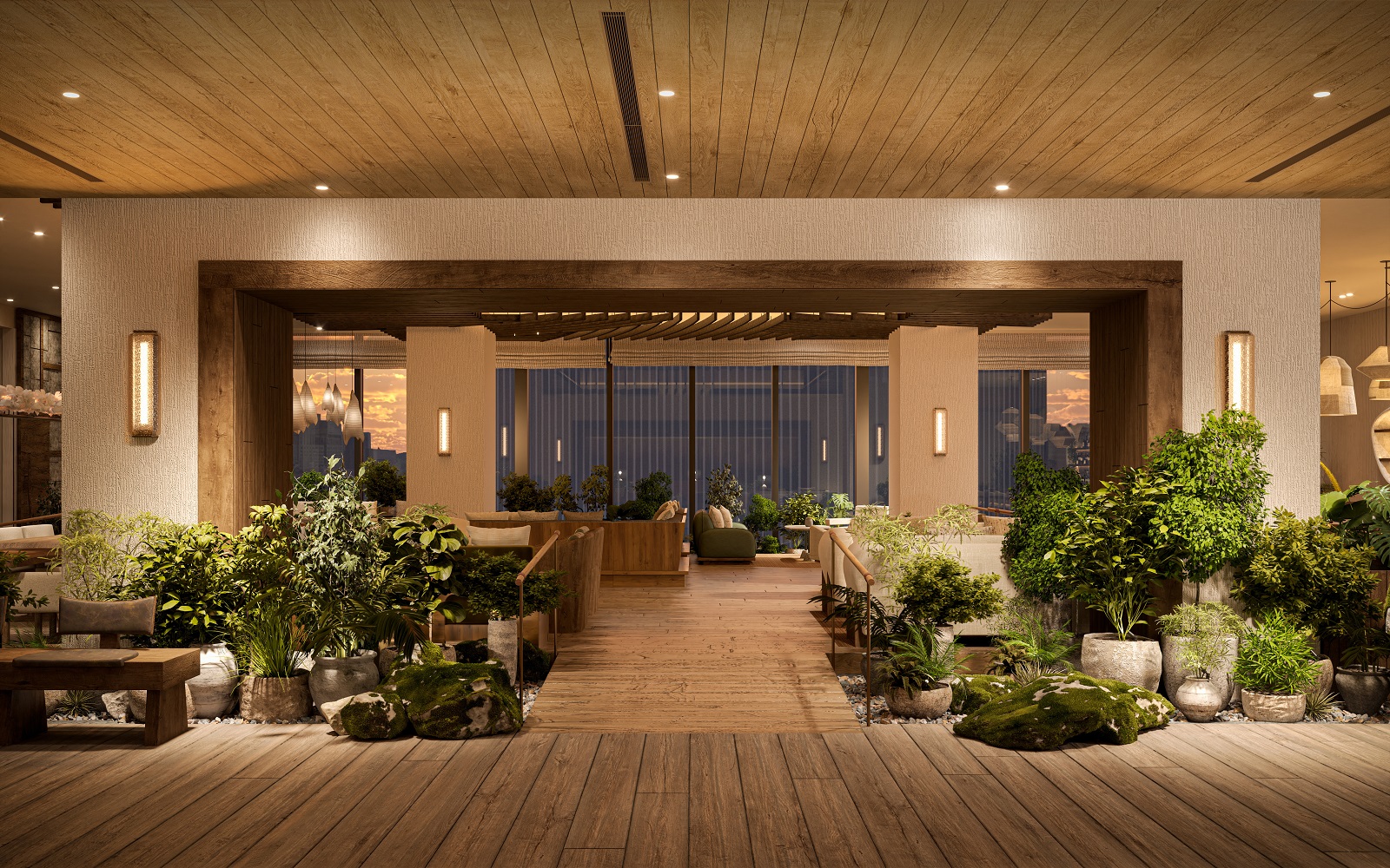 artist render for 1 Hotel Tokyo scheduled to open in 2026