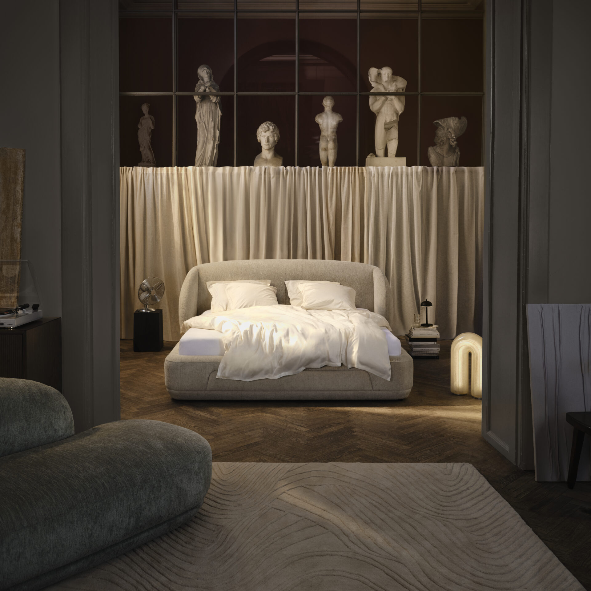 BoConcept bed in luxury hotels bedroom