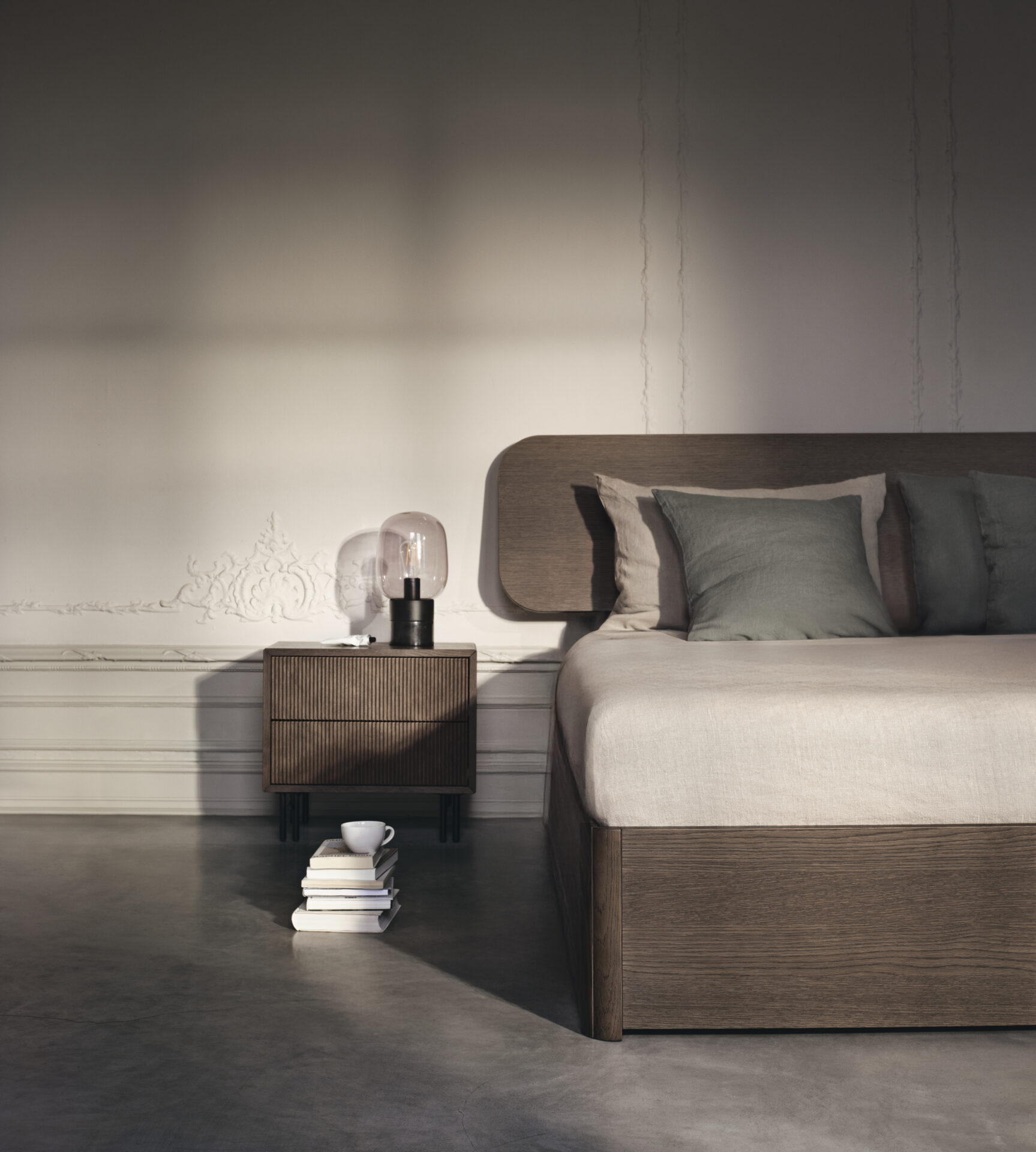 Autumn winter collection from BoConcept with bed in luxury hotel