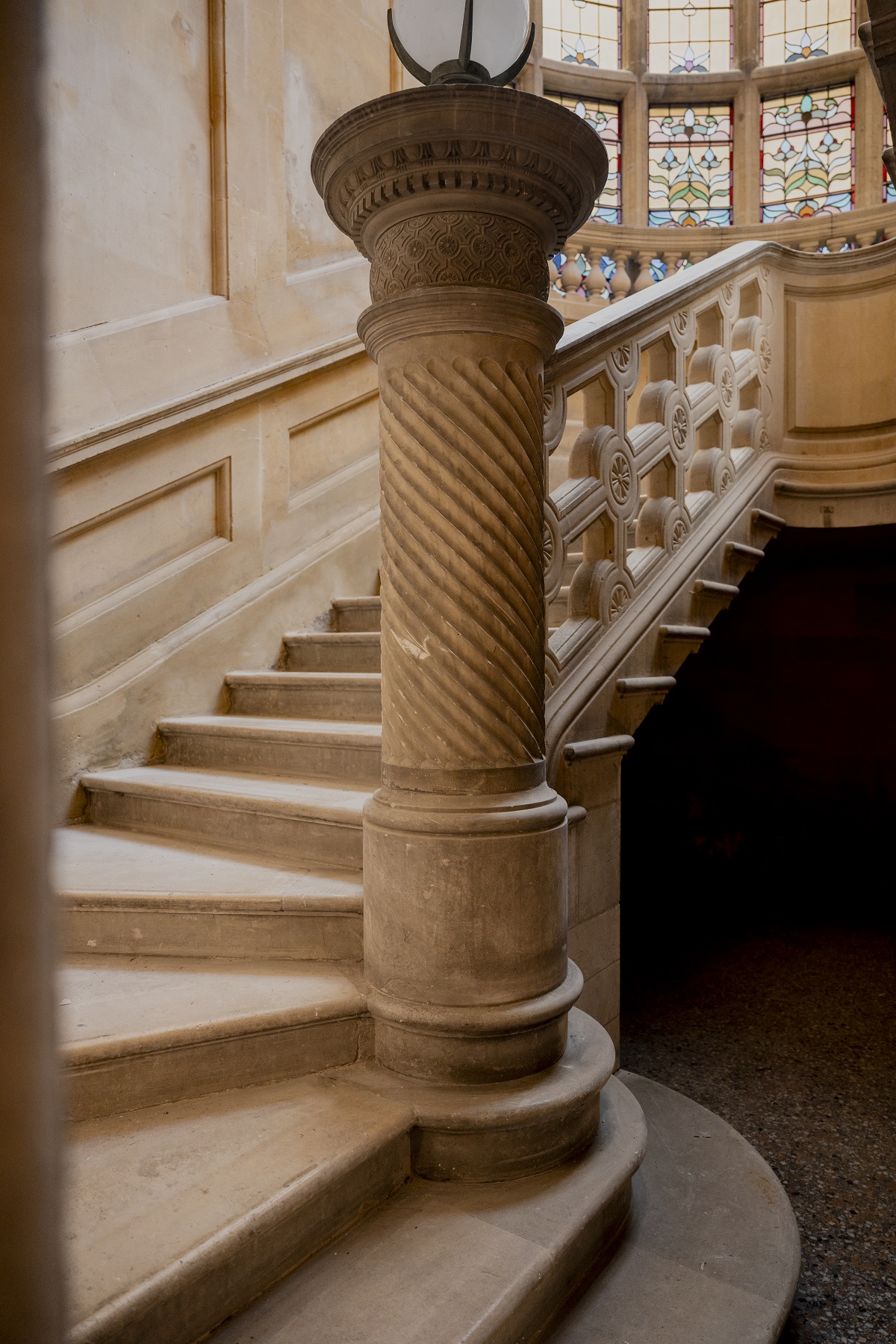 detail of historic interior design of The Hobson Cambridge by Adina