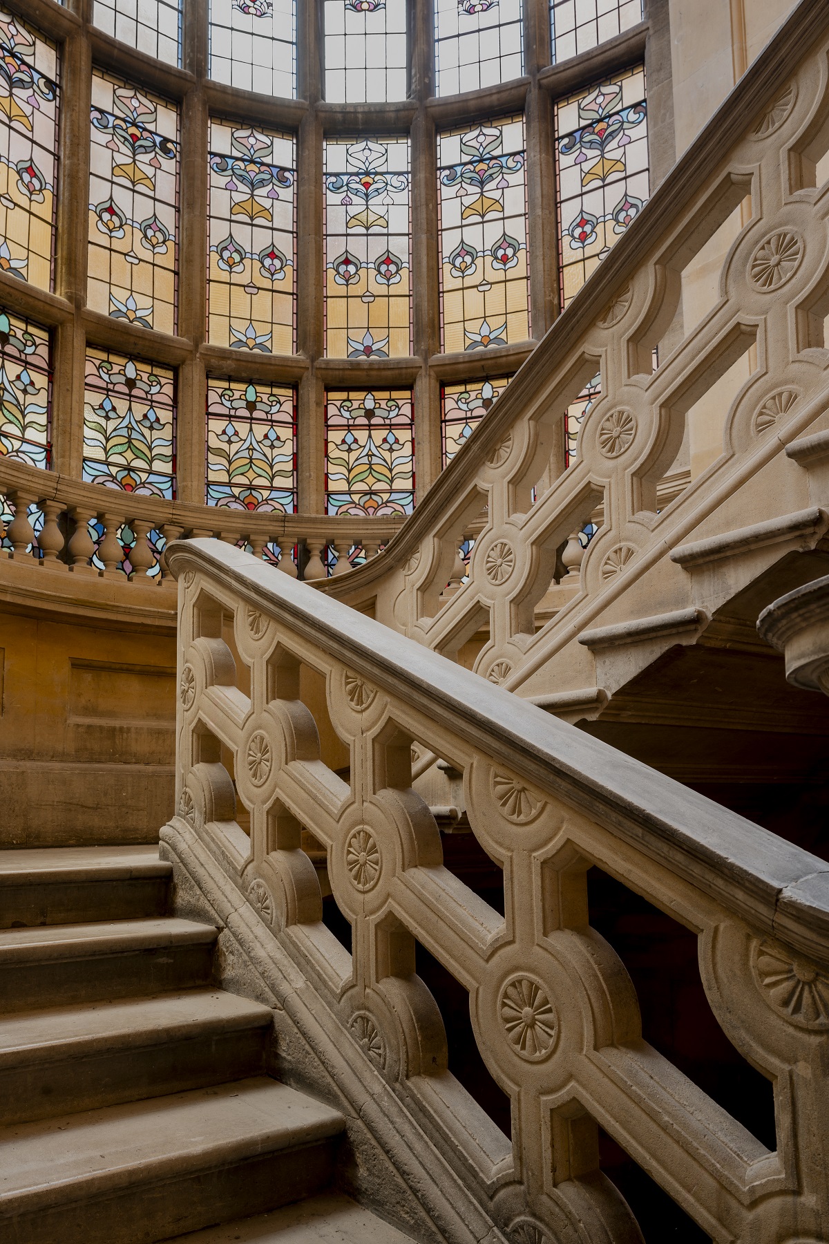 detail of historic interior design of The Hobson Cambridge by Adina