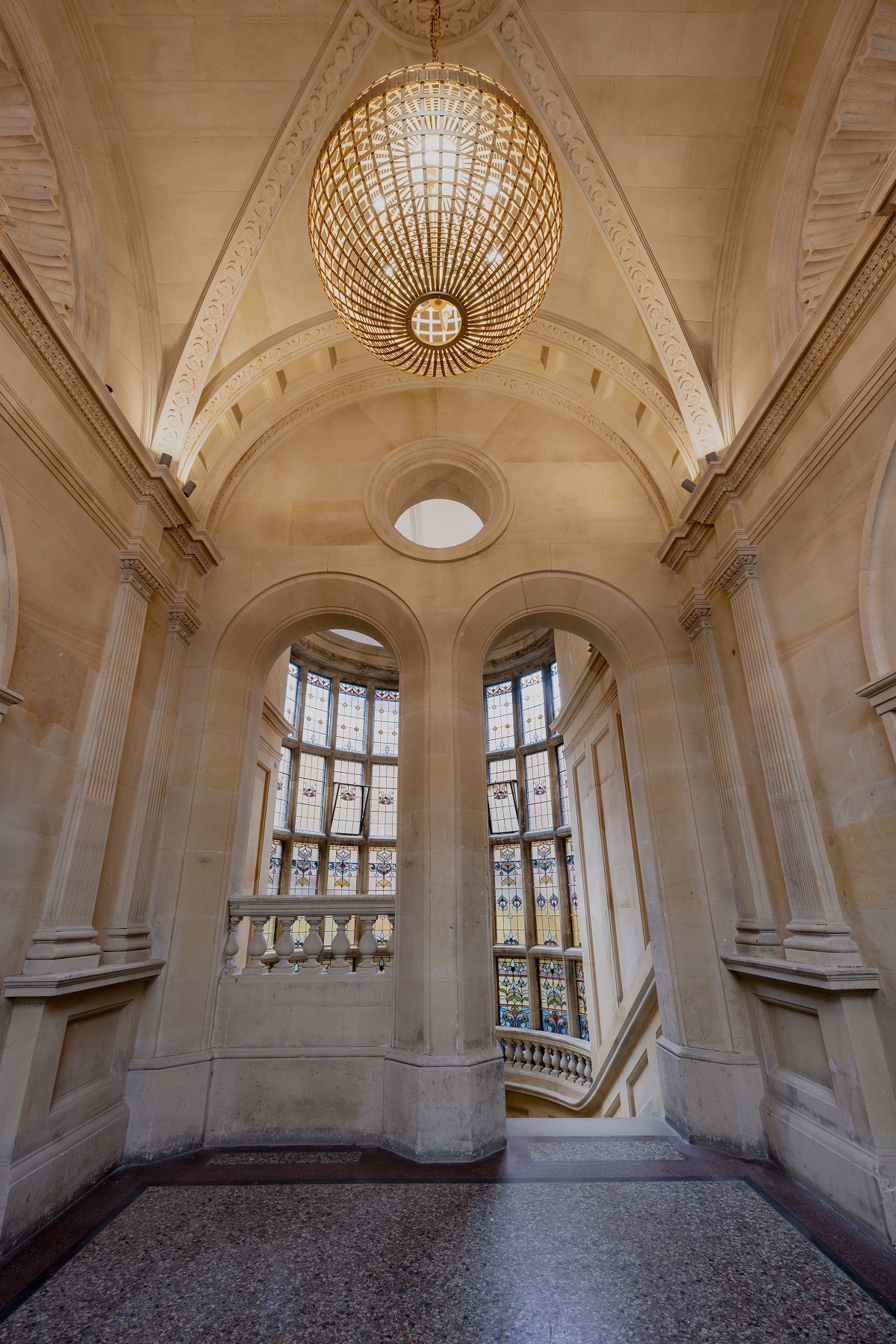 detail of historic interior design of The Hobson Cambridge by Adina