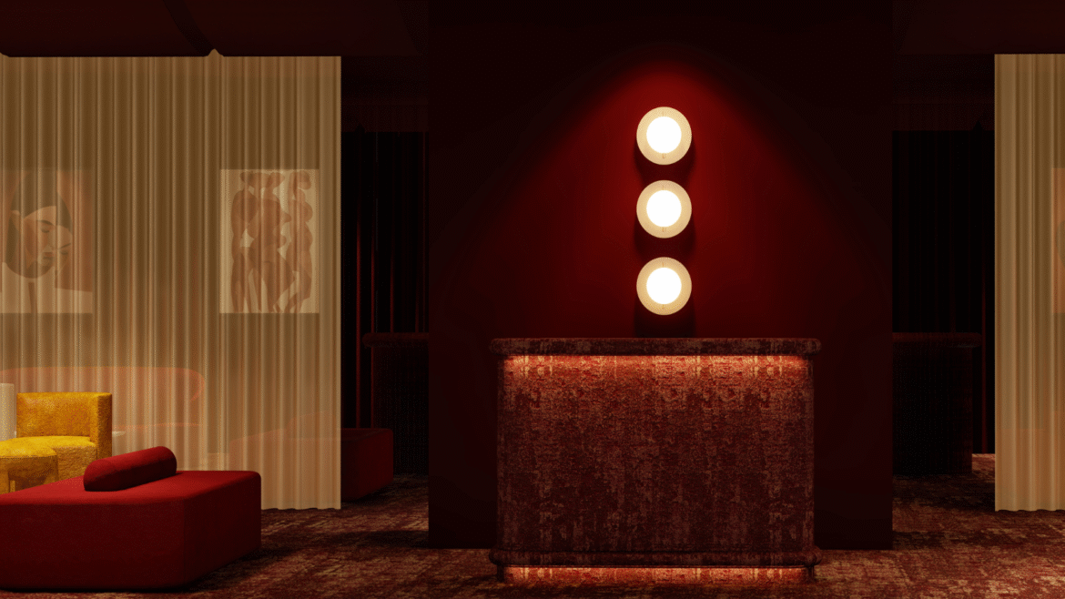 Render of VIP suite at Independent Hotel Show 2025