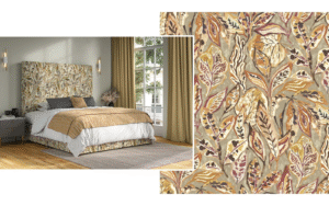 Habitat Nutmeg print from Edmund Bell Hacienda print collection.