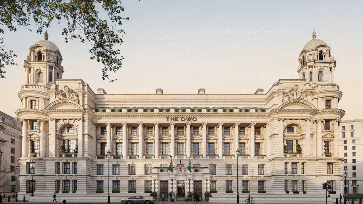 Exterior of Raffles London at The OWO