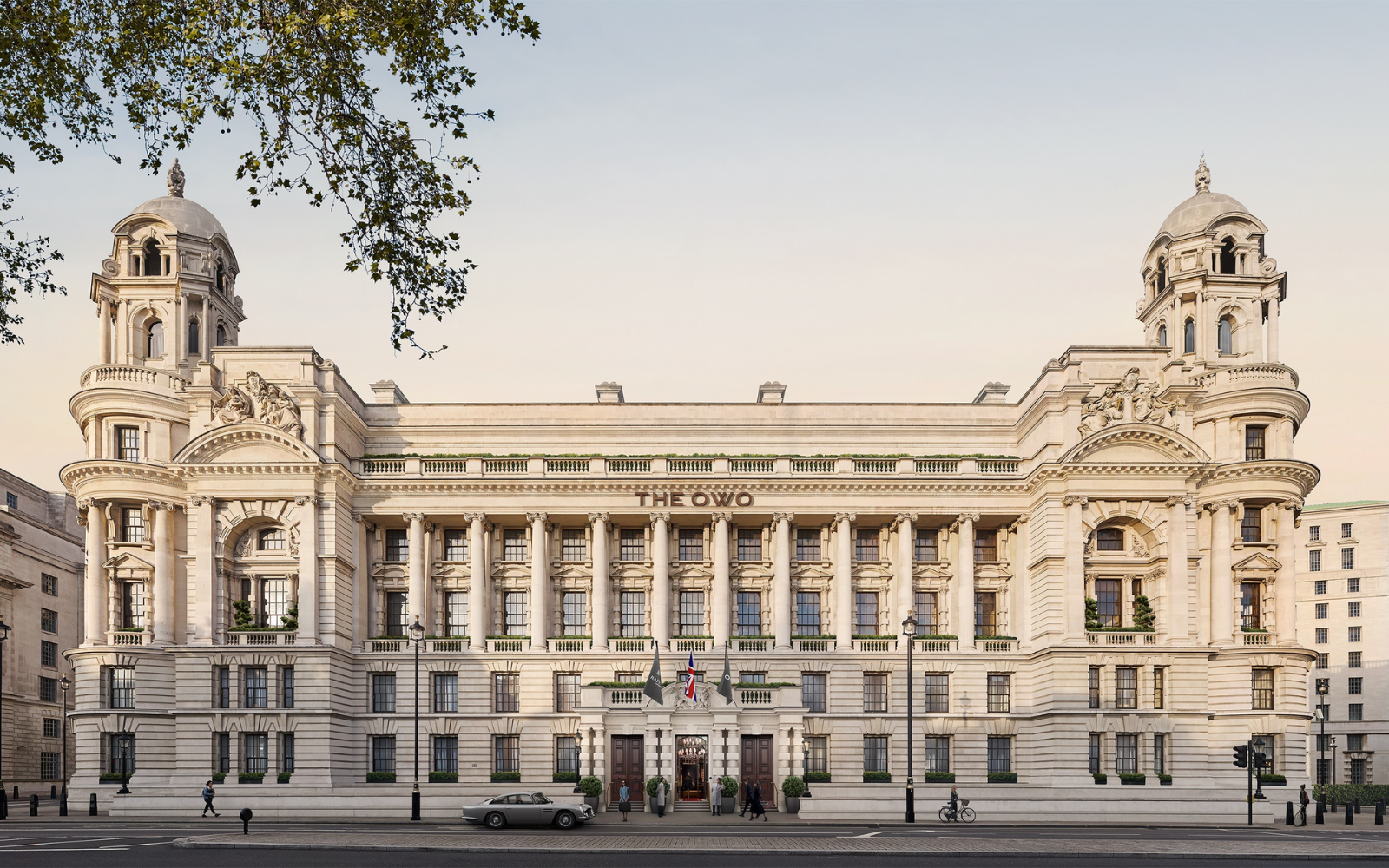 Exterior of Raffles London at The OWO