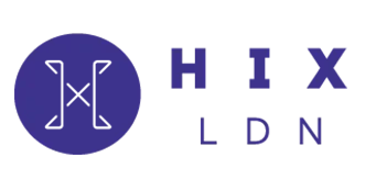 HIX London logo in blue