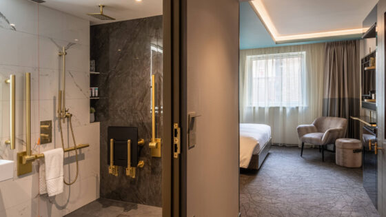 Accessible bathroom by Fitzroy of London