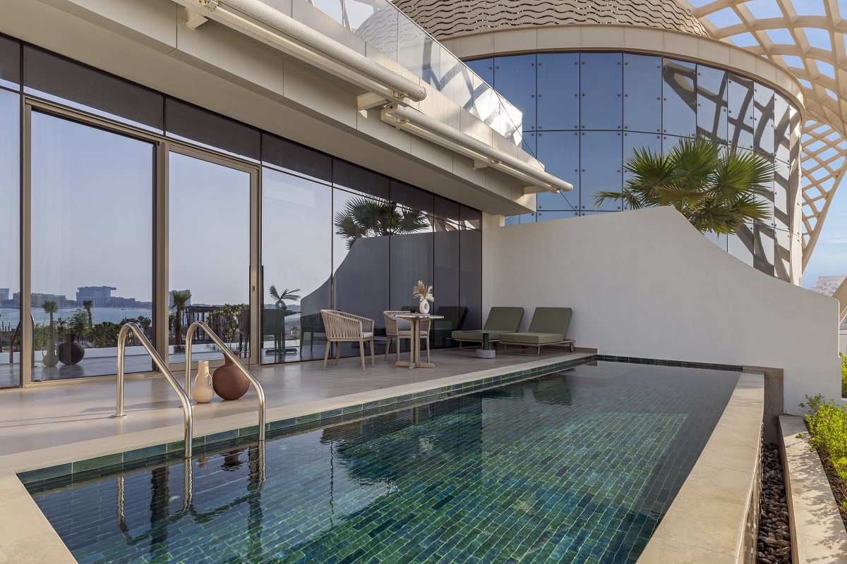 Private Pool on terrace in Ras Al Khaimah