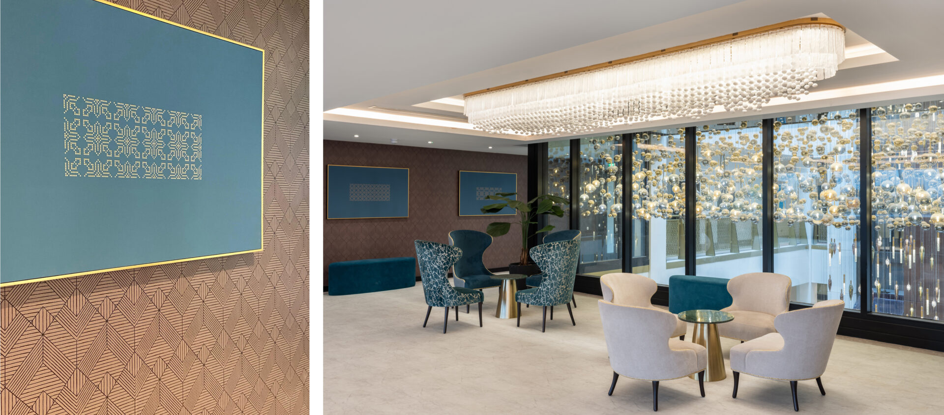 Royal Naawab Waiting Area collage bespoke digital