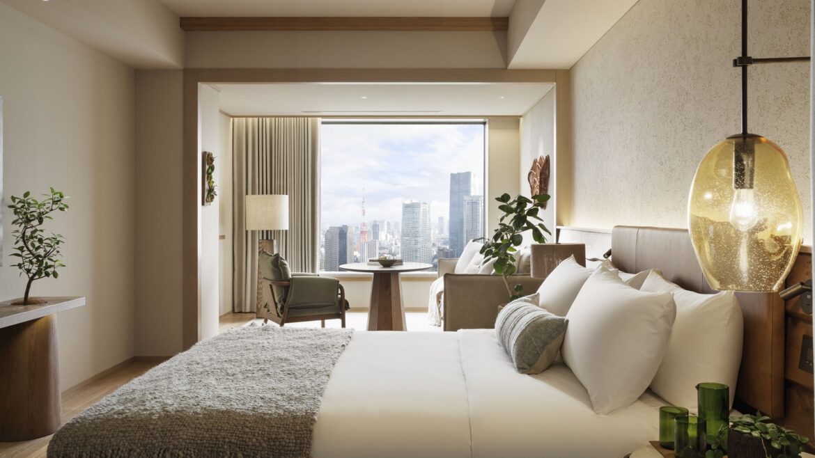 guestroom with view over Tokyo 1 Hotel tokyo