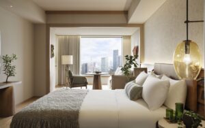 guestroom with view over Tokyo 1 Hotel tokyo