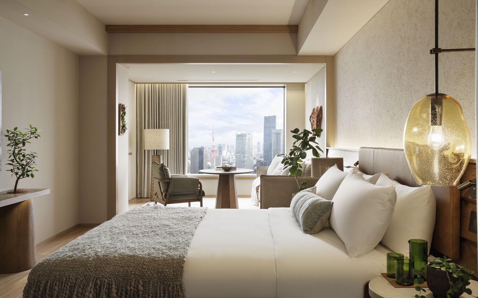 guestroom with view over Tokyo 1 Hotel tokyo