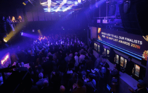 Brit List Awards 2025 103 room at Ministry of Sound with crowd