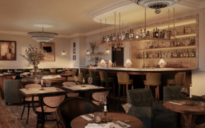 Dining room and bar at Miiro Palais Rudolf