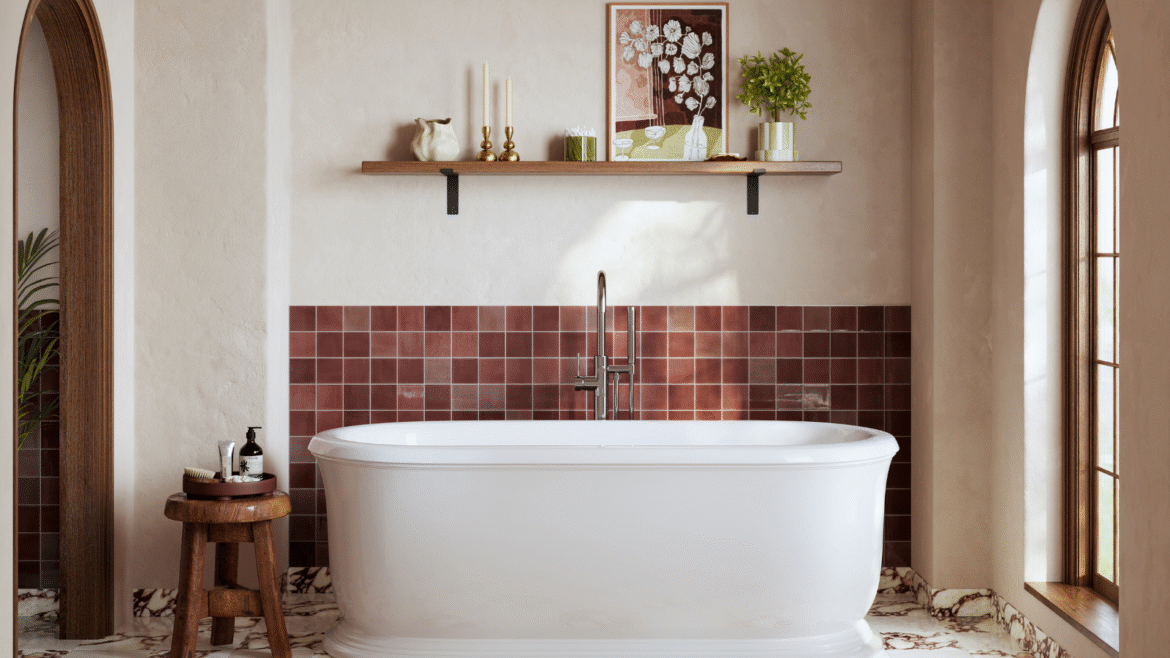BC Designs Westmere freestanding bath in white