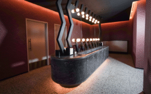 Double-sided Corian washplanes at W Sydney hotel