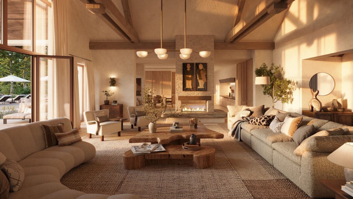 Render of Six Senses Loire Valley Residences designed by Blink