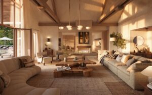 Render of Six Senses Loire Valley Residences designed by Blink