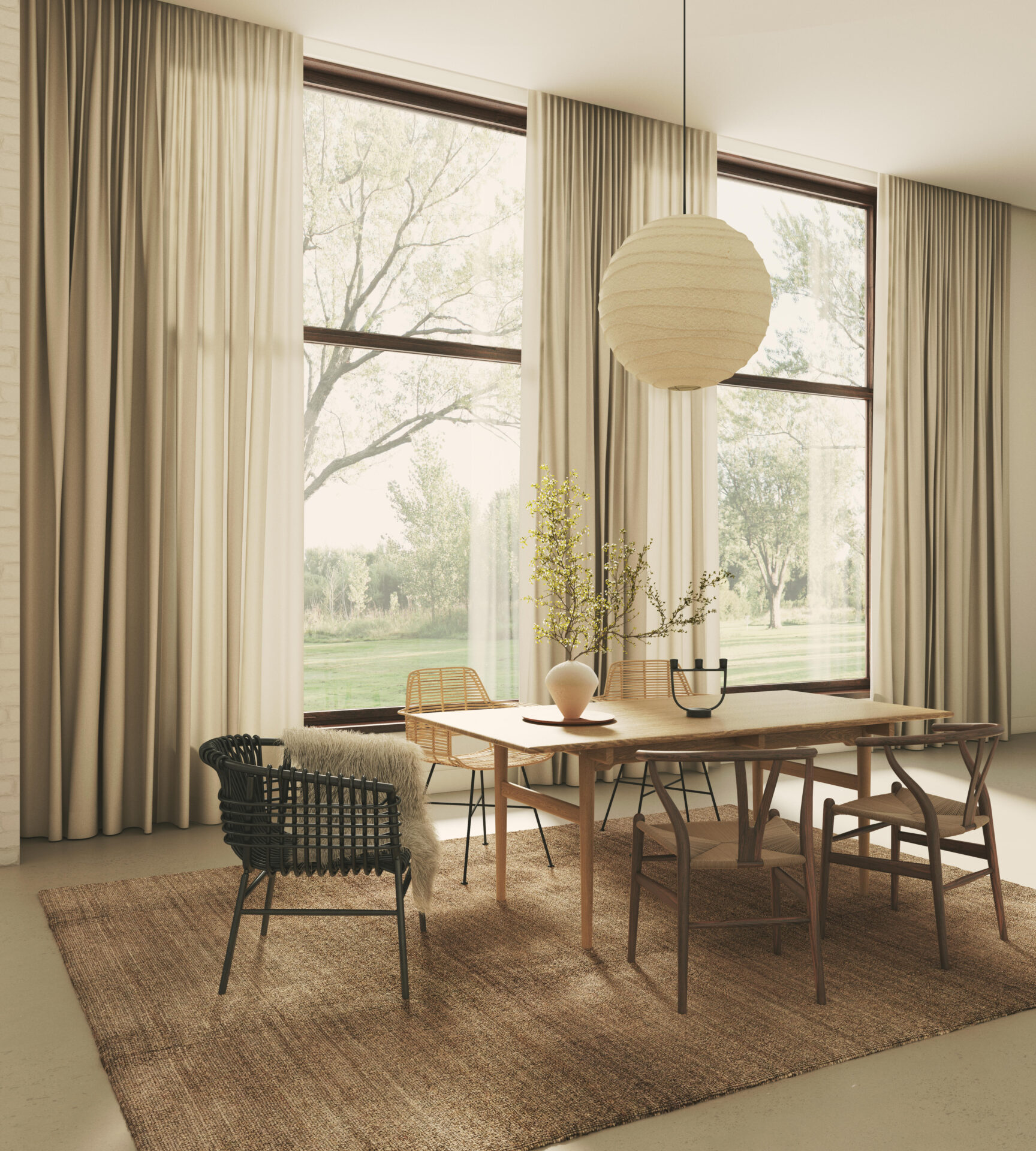 Tenby wide width fabric from Sekers