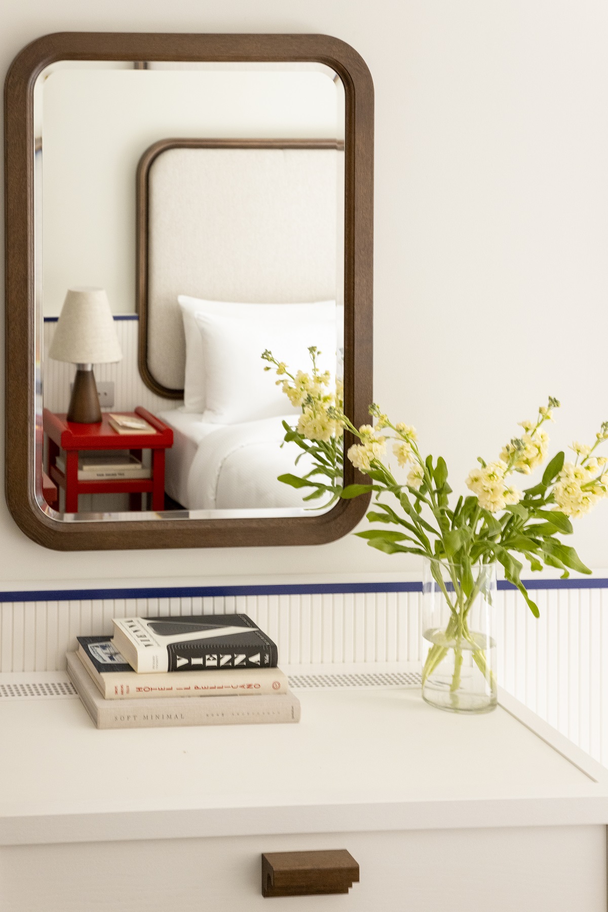 reflection of guestroom in Mirror in Miiro hotel