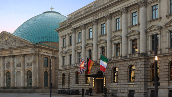 view of entrance and front facade - Four Seasons Hotel Berlin