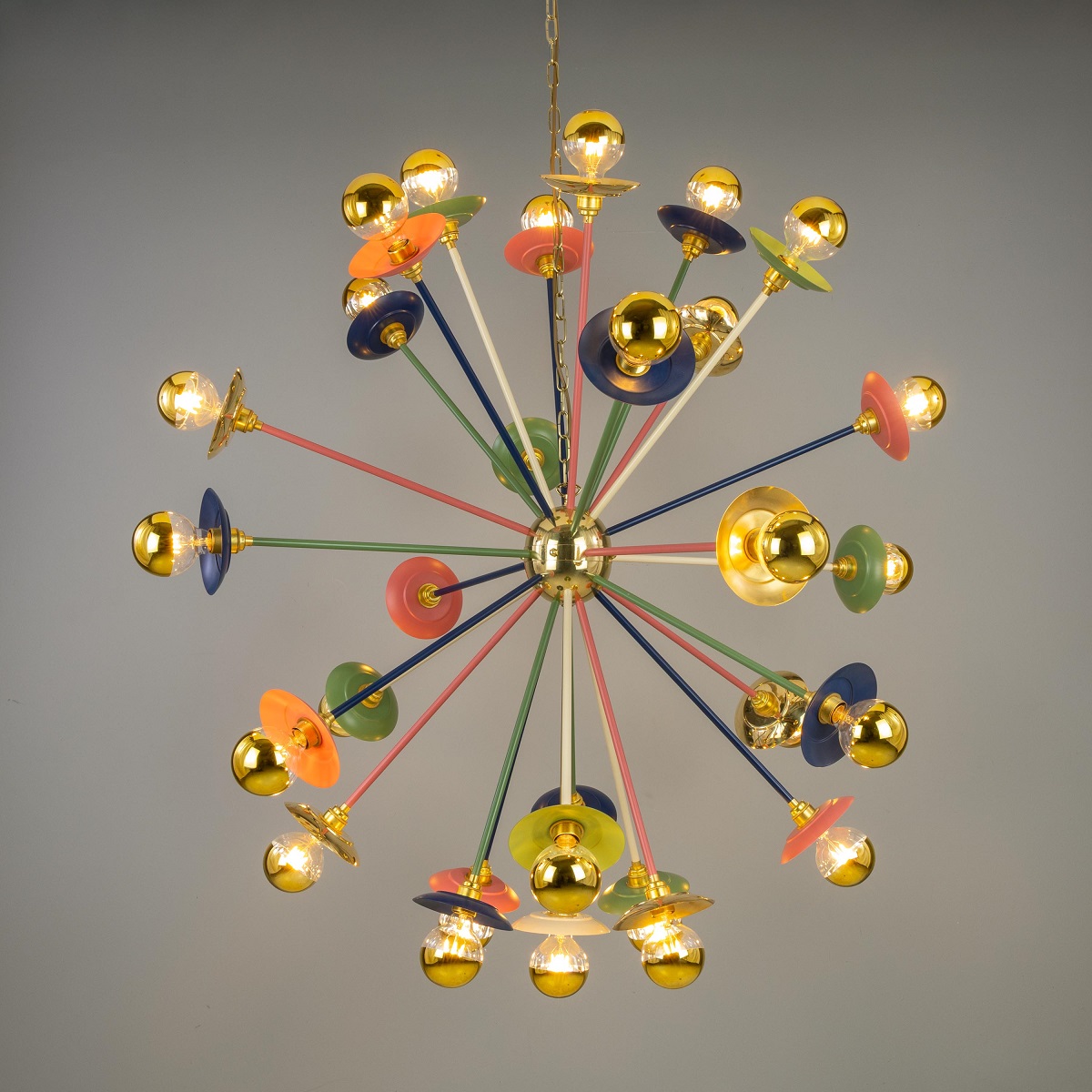 multicoloured tokyo sputnik chandelier
