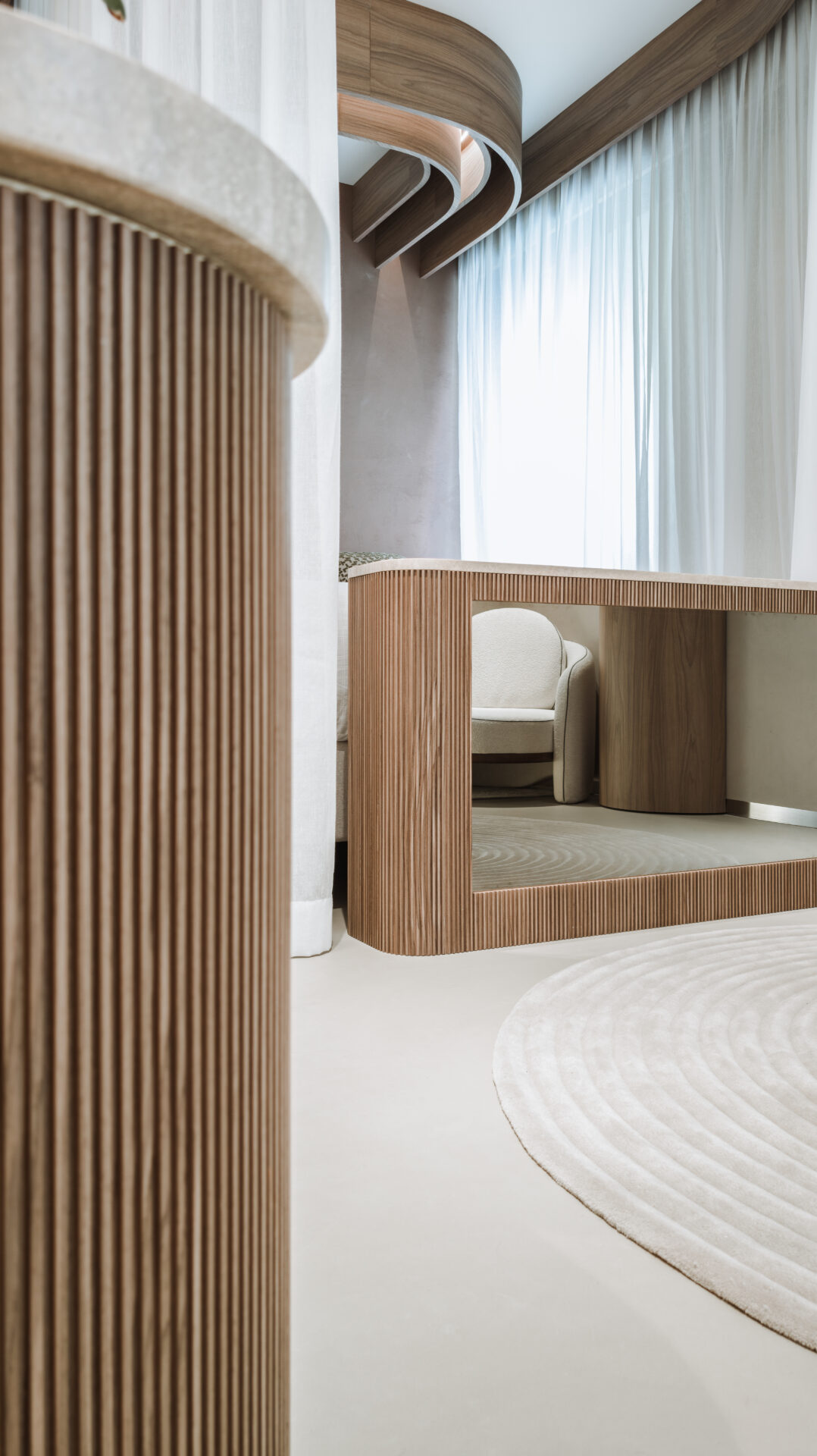 Room at MODE Eco Hotel, with flooring by Luxury Carpet Studio