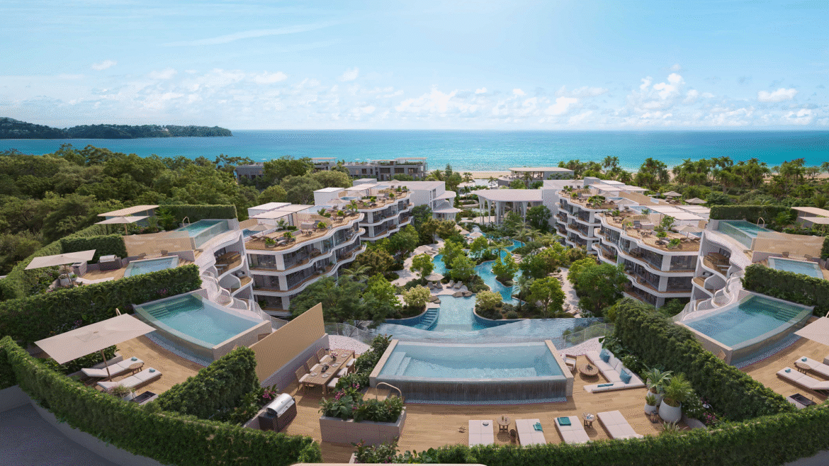 Banyan Group unveils the final - and most spectacular - phase of the Residences at Garrya Phuket - aerial view