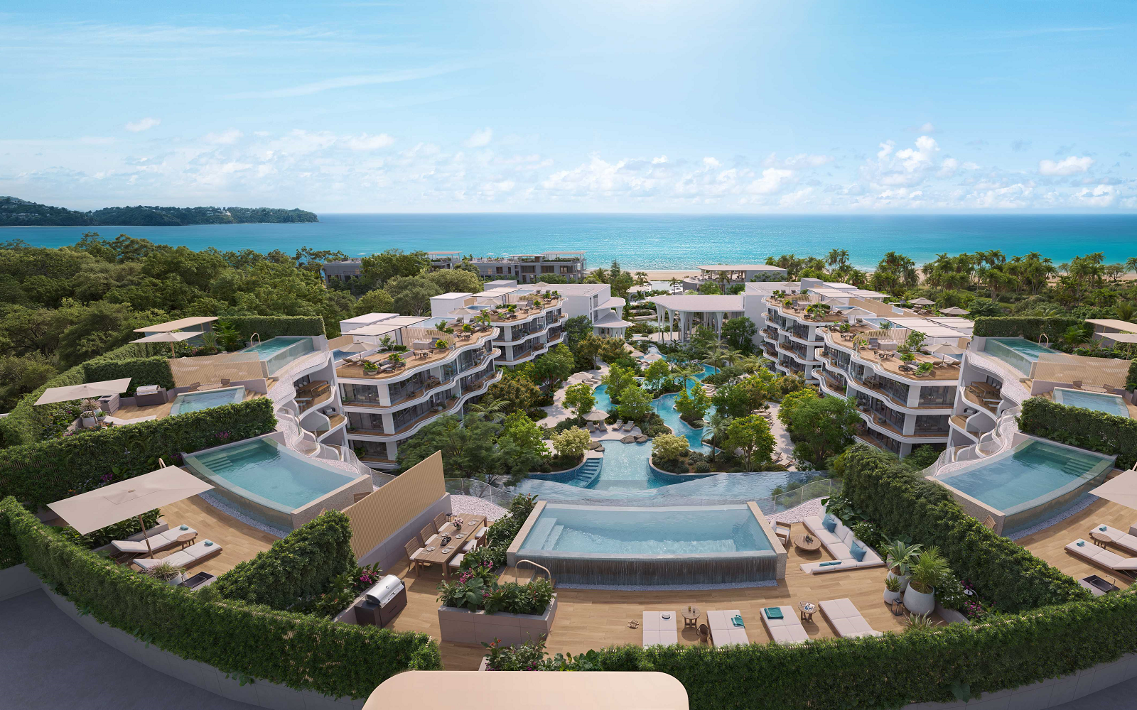 Banyan Group unveils the final - and most spectacular - phase of the Residences at Garrya Phuket - aerial view