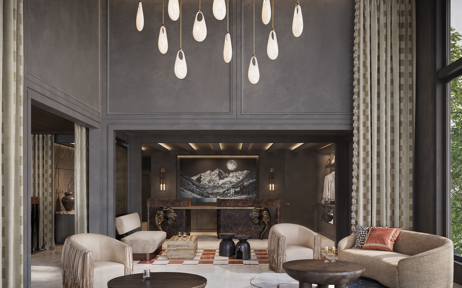 hotel lobby White Elephant Aspen