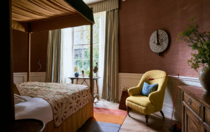 guestroom in The Zetter Bloomsbury designed by Thurston interiors