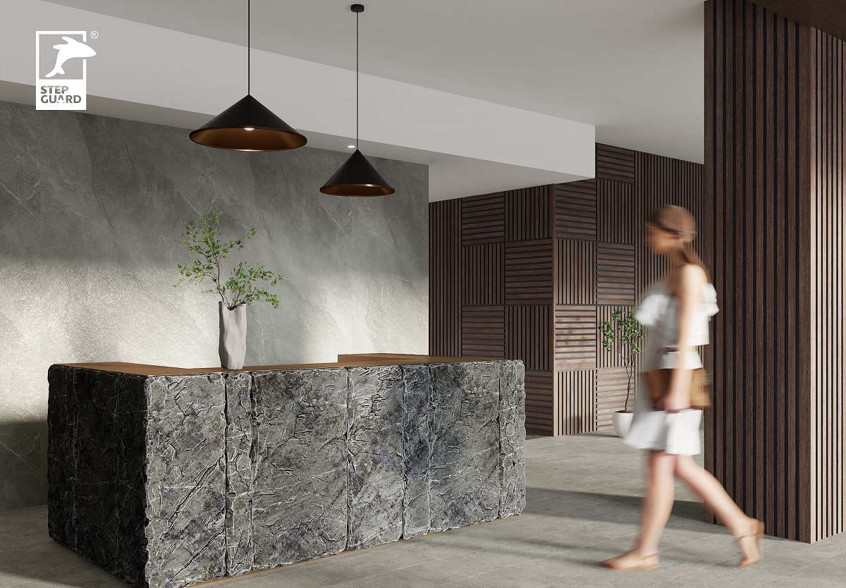 SPC wall panel acoustic slat commercial