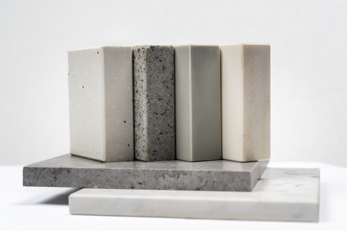 a selection of sample sizes in profile of velstone solid surfaces